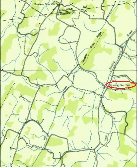 Douglas Shed on topo